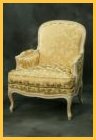 Bergère Louis XV moulurée