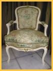Cabriolet Louis XV à coussin